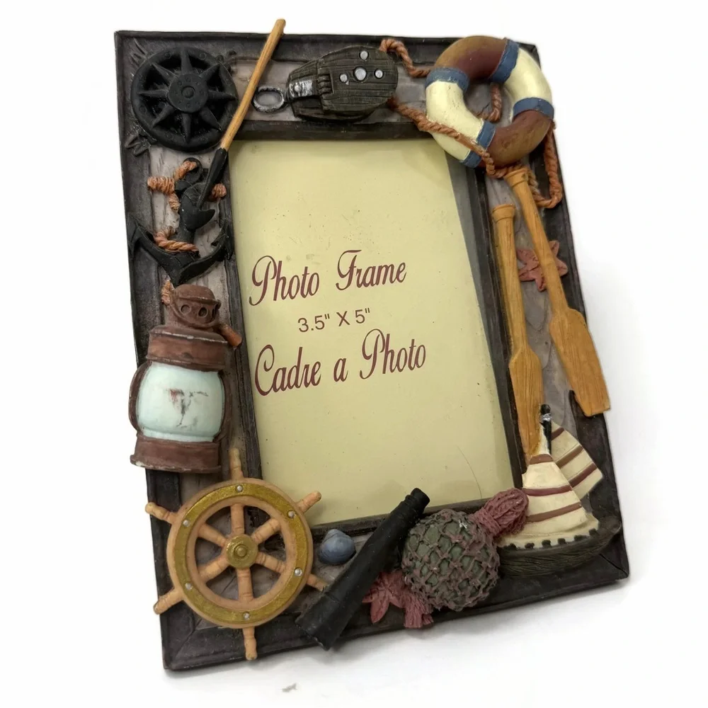 Nautical Coastal Ceramic Picture Frame